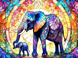 0734 SG Zoo - Elephants 1000 pc Puzzle