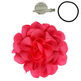 Camellia Flower Pin and Hair Clip : Burgundy