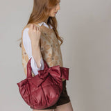 Padded Tote Bag with Ribbon: OLV / ONE SIZE