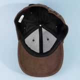 Soft Suede Six Panel Baseball Cap: IV