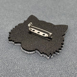 Acrylic Tiger Head Brooch