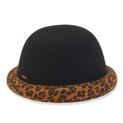 Black, Wool Felt Bowler