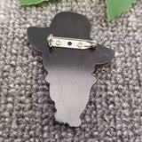 Fashion Pooch Acrylic Brooch