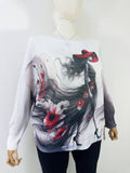 29F12H57-312-Printed knit sweater