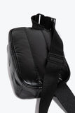 Nylon Multi Pocket Side Fanny Pack: MOSS
