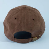 Soft Suede Six Panel Baseball Cap: IV