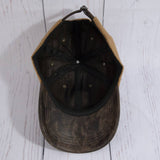 Corduroy Baseball Hat With Vegan Leather Brim: BR