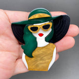 Acrylic Fashion Women Brooch: B
