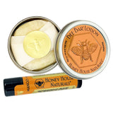 2 Piece Gift Set - Small Bee Bar & Lip Butter Tube - Indv.: Vanilla & Vanilla Almond