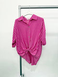 STRIPED SHIRT: BabyBlue