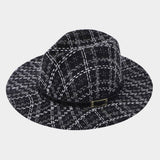 Tweed Fedora Hat