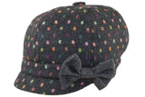 Bow Newsboy Hat