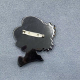Creative Beauty Acrylic Brooch - MIO63672