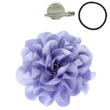 Camellia Flower Pin and Hair Clip : Burgundy