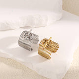 Alora Stainless Steel Ring