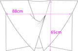 PURE COTTON CROTCHET CROSS OVER TOP: Orange