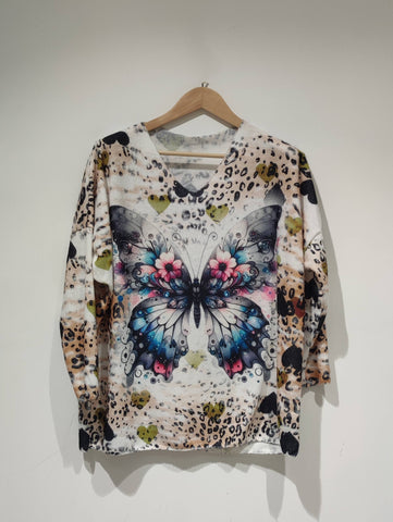 NESS PRINT PE25 BUTTERFLY: Multicoloured