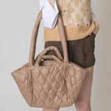 Wave Padded Shoulder Bag: BUR / ONE SIZE
