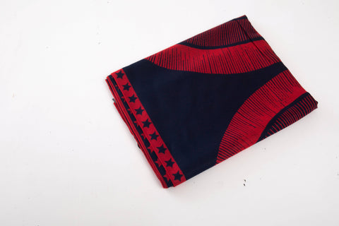 Women's Geometric Print Scarf & Wrap – 4 Colors: Red W/black