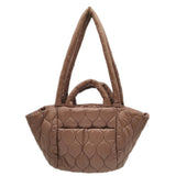 Wave Padded Shoulder Bag: BUR / ONE SIZE