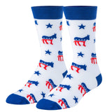 Mens Crew - Democrat Socks