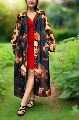 FRIDA PRINTED COAT
