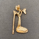 Rhinestone High-heeled Brooch