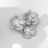 Floral Cluster Three Flower Brooch