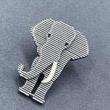 Creative Acrylic Elephant Brooch