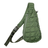 Quilted Stylish Lightweight Puffer Sling Bag: GRN / ONE SIZE