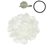 Camellia Flower Pin and Hair Clip : Burgundy
