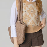 Wave Padded Shoulder Bag: BUR / ONE SIZE
