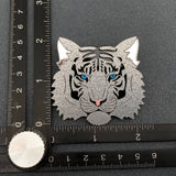 Acrylic Tiger Head Brooch