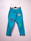 MOON PANTS 3 FLOWERS: CORAL / Frenchman