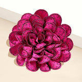 Bling Studded Flower Brooch / Hair Clip
: BK-CL