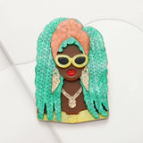 Irie Woman Pin Brooch