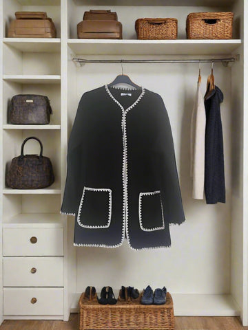 Whipstich Cardigan Coat