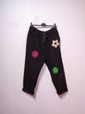 MOON PANTS 3 FLOWERS: CORAL / Frenchman