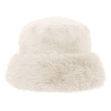 Faux Fur Russian Style Plush Bucket Hat
: Blue