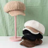 Sherpa Fleece Baker Boy Cap: IV