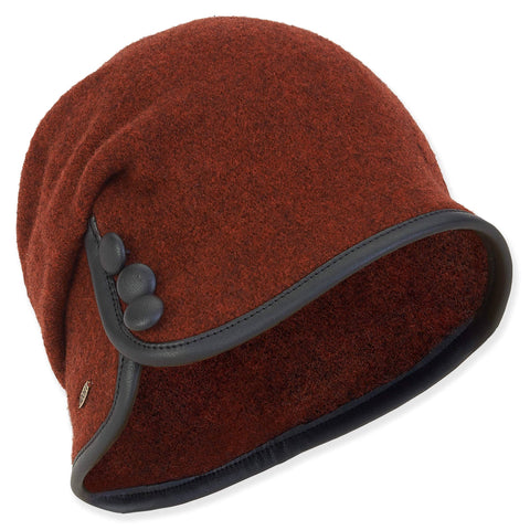 Red, Soft Wool Turban