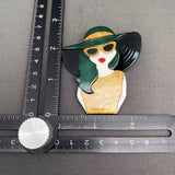 Acrylic Fashion Women Brooch: B