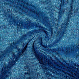 Glitter Bling Shiny Dress Scarf Shawl: Black-Silver