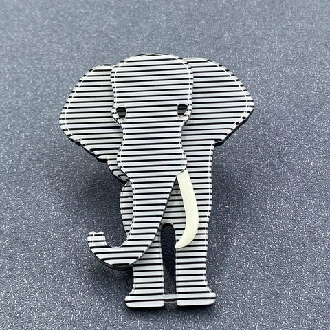 Creative Acrylic Elephant Brooch