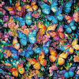 5419 Stained Glass Butterflies 500 pc Puzzle