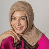 Buttoned Knitted Snood: CAM / ONE SIZE