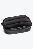 Nylon Multi Pocket Side Fanny Pack: MOSS