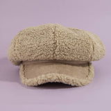 Sherpa Fleece Baker Boy Cap: IV