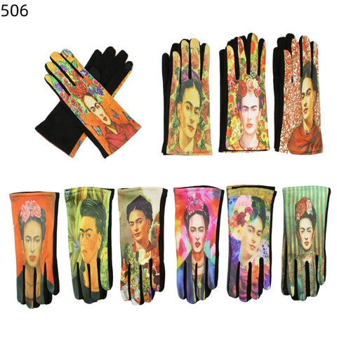 506 - Ladies Fleece Texting Gloves -12 PC