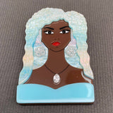 Acrylic Brooch MIO68106: B